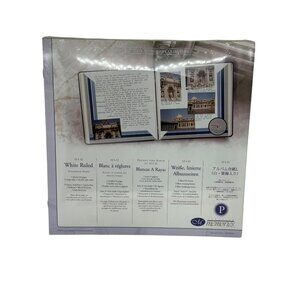 Creative Memories White Ruled Refill Pages & Protectors 5 Sheets / 10 Pages NEW